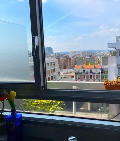 Loft With Romantic View Over The Eiffel Tower Apartment Paris